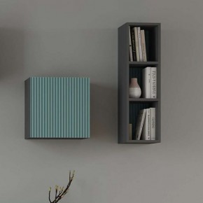 Сириния Куб 2 серый графит/МДФ бриз в Тюмени - tumen.mebel24.online | фото 3