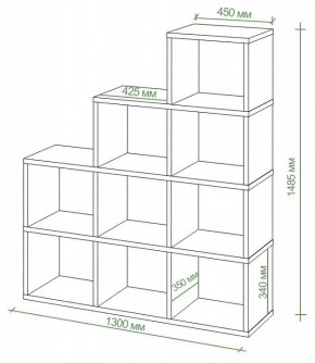 Стеллаж Бартоло СЛД 4 в Тюмени - tumen.mebel24.online | фото 2