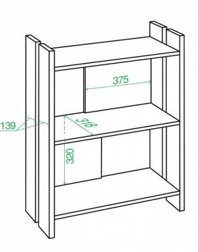 Стеллаж Домино Лайт СТЛ-ОН в Тюмени - tumen.mebel24.online | фото 2