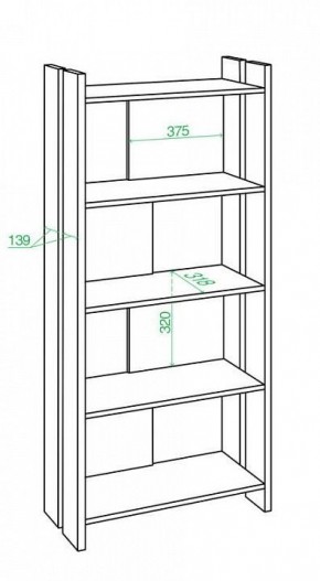 Стеллаж Домино Лайт СТЛ-ОВ в Тюмени - tumen.mebel24.online | фото 2