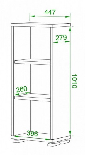 Стеллаж Домино нельсон ПУ-10-1 в Тюмени - tumen.mebel24.online | фото 2