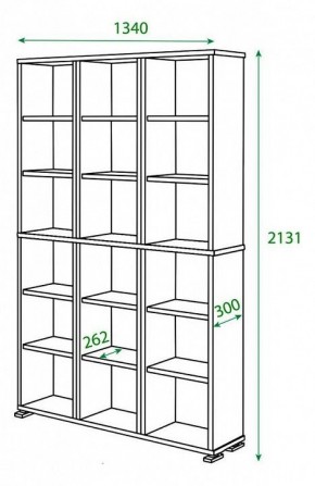 Стеллаж Домино ПУ-40-1 в Тюмени - tumen.mebel24.online | фото 2