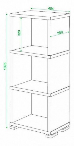 Стеллаж Домино СБ-15/3 в Тюмени - tumen.mebel24.online | фото 2