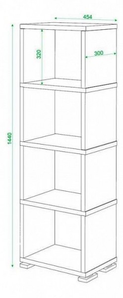 Стеллаж Домино СБ-15/4 в Тюмени - tumen.mebel24.online | фото 3