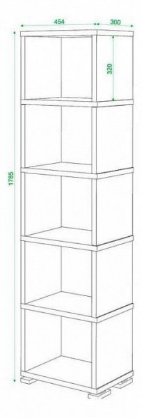 Стеллаж Домино СБ-15/5 в Тюмени - tumen.mebel24.online | фото 3