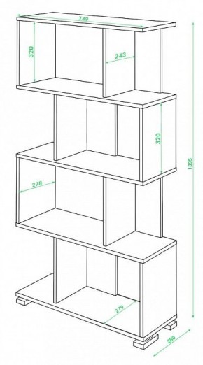 Стеллаж Домино СЛ-5-4 в Тюмени - tumen.mebel24.online | фото 2