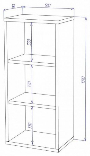 Стеллаж Домино СУ(ш1в1) в Тюмени - tumen.mebel24.online | фото 2