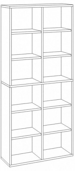 Стеллаж Домино СУ(ш2в2) в Тюмени - tumen.mebel24.online | фото 3