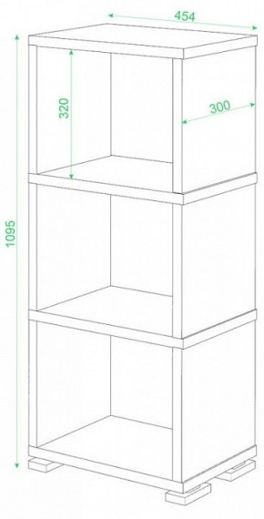 Стеллаж-колонка Домино Лайт СБ-15/3 в Тюмени - tumen.mebel24.online | фото 2