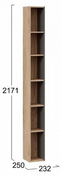 Стеллаж-колонка Порто ТД-393.07.25 в Тюмени - tumen.mebel24.online | фото 3