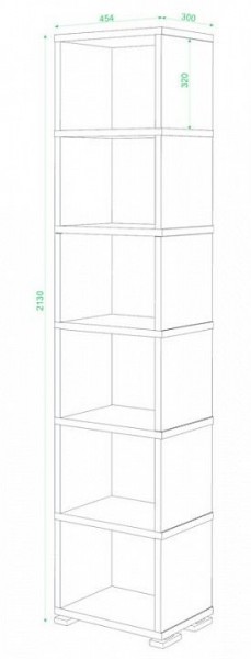 Стеллаж-колонка СБ-15/6 в Тюмени - tumen.mebel24.online | фото 2