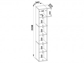 Стеллаж-колонка ШУ-20 в Тюмени - tumen.mebel24.online | фото 2