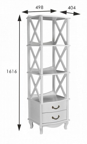 Стеллаж комбинированный Джульетта 3 в Тюмени - tumen.mebel24.online | фото 4
