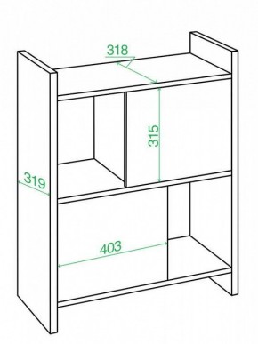 Стеллаж комбинированный Домино Лайт СТЛ-3Н в Тюмени - tumen.mebel24.online | фото 2