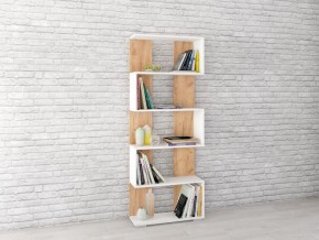 Стеллаж Ромео-1 Дуб крафт золотой/Белый в Тюмени - tumen.mebel24.online | фото