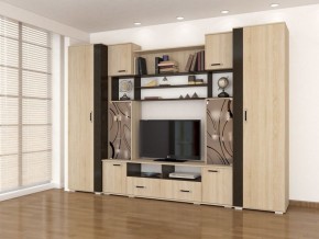 Стенка Оскар-18-1 дуб сонома-венге в Тюмени - tumen.mebel24.online | фото
