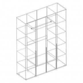 СТИЛ Шкаф 4-ств для одежды в Тюмени - tumen.mebel24.online | фото 2
