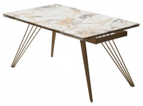 Стол ACERRA NEW 160 GLOSS GRAND JADE SOLID CERAMIC/ каркас цвета шампань, ®DISAUR в Тюмени - tumen.mebel24.online | фото 14