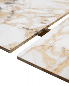 Стол ACERRA NEW 160 GLOSS GRAND JADE SOLID CERAMIC/ каркас цвета шампань, ®DISAUR в Тюмени - tumen.mebel24.online | фото 8