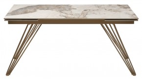 Стол ACERRA NEW 160 GLOSS LUXURY PANDORA SOLID CERAMIC/ каркас цвета шампань, ®DISAUR в Тюмени - tumen.mebel24.online | фото 11