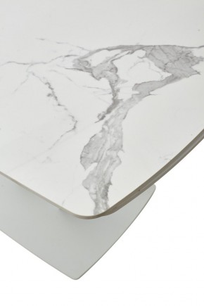 Стол ALATRI 120 GLOSS STATUARIO WHITE SOLID CERAMIC / WHITE, ®DISAUR в Тюмени - tumen.mebel24.online | фото 10