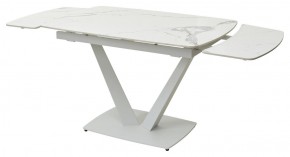 Стол ALATRI 120 GLOSS STATUARIO WHITE SOLID CERAMIC / WHITE, ®DISAUR в Тюмени - tumen.mebel24.online | фото 9