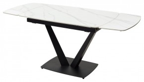 Стол ALATRI 120 MATT WHITE MARBLE SOLID CERAMIC / BLACK, ®DISAUR в Тюмени - tumen.mebel24.online | фото 10