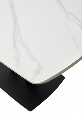 Стол ALATRI 120 MATT WHITE MARBLE SOLID CERAMIC / BLACK, ®DISAUR в Тюмени - tumen.mebel24.online | фото 11