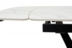 Стол ALATRI 120 MATT WHITE MARBLE SOLID CERAMIC / BLACK, ®DISAUR в Тюмени - tumen.mebel24.online | фото 5