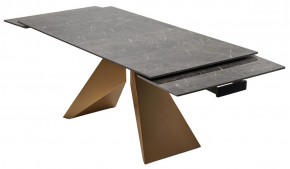 Стол ALES 180 BLACK GRAVE SOLID CERAMIC, керамика / бронзовый, ®DISAUR в Тюмени - tumen.mebel24.online | фото 9