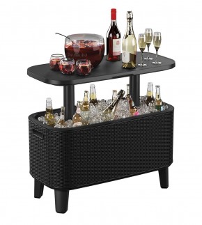 Стол Беви Бар (Bevy Bar Large Cool Bar), графит в Тюмени - tumen.mebel24.online | фото 3
