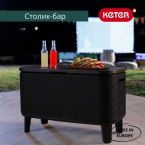 Стол Беви Бар (Bevy Bar Large Cool Bar), коричневый в Тюмени - tumen.mebel24.online | фото 4