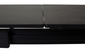 Стол CORNER 120 MATT BLACK MARBLE SOLID CERAMIC / BLACK, ®DISAUR в Тюмени - tumen.mebel24.online | фото 1
