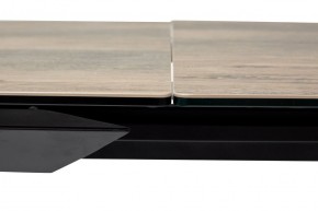 Стол CREMONA 140 KL-61 под дерево, итальянская керамика/ черный каркас, ®DISAUR в Тюмени - tumen.mebel24.online | фото 6