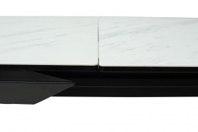 Стол CREMONA 160 KL-99 Белый мрамор матовый, итальянская керамика / черный каркас, ®DISAUR в Тюмени - tumen.mebel24.online | фото 4
