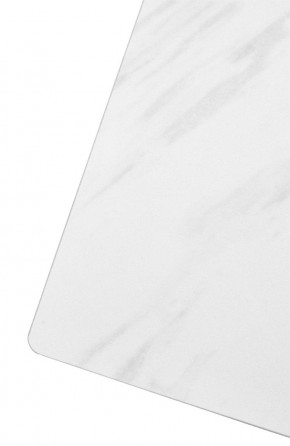 Стол FONDI 180 MARBLES KL-99 Белый мрамор матовый, итальянская керамика/ черный каркас, ®DISAUR в Тюмени - tumen.mebel24.online | фото 6
