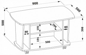 Стол журнальный СЖ-3 в Тюмени - tumen.mebel24.online | фото 3