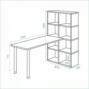 Стол компьютерный Bartolo в Тюмени - tumen.mebel24.online | фото 2