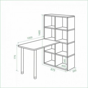 Стол компьютерный Bartolo в Тюмени - tumen.mebel24.online | фото 3