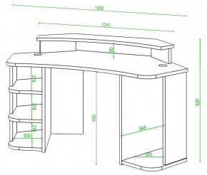 Стол компьютерный Домино Lite СК-160 в Тюмени - tumen.mebel24.online | фото 2
