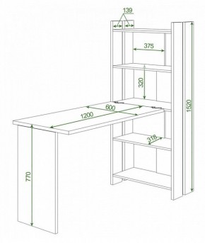 Стол компьютерный Домино Lite СТЛ-ОВ+С120Прям без тумбы в Тюмени - tumen.mebel24.online | фото 2