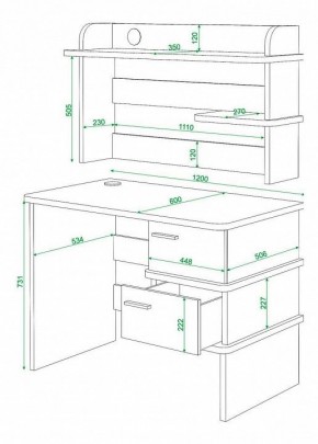 Стол компьютерный Домино нельсон СД-15 в Тюмени - tumen.mebel24.online | фото 3