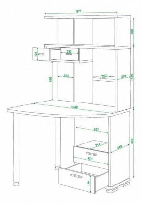 Стол компьютерный Домино нельсон СК-20 в Тюмени - tumen.mebel24.online | фото 5