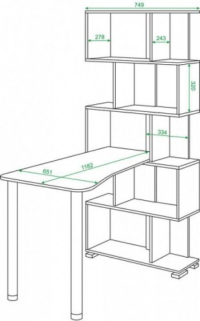 Стол компьютерный Домино нельсон СЛ-5СТ-2 в Тюмени - tumen.mebel24.online | фото 2