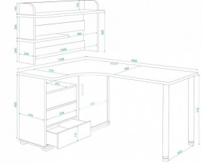 Стол компьютерный Домино нельсон СР-145М в Тюмени - tumen.mebel24.online | фото 2