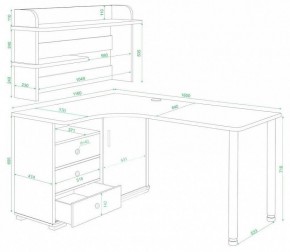 Стол компьютерный Домино нельсон СР-165М в Тюмени - tumen.mebel24.online | фото 2