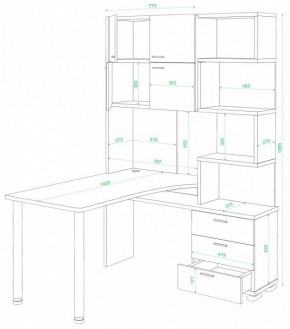 Стол компьютерный Домино нельсон СР-500М/140 в Тюмени - tumen.mebel24.online | фото 2