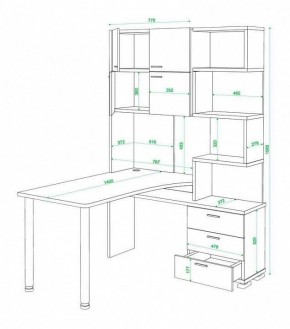 Стол компьютерный Домино нельсон СР-500М140 в Тюмени - tumen.mebel24.online | фото 3