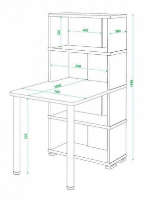 Стол компьютерный Домино СБ-10М4 в Тюмени - tumen.mebel24.online | фото 3