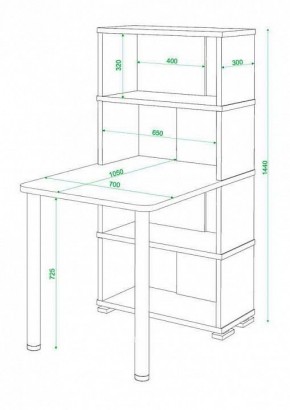 Стол компьютерный Домино СБ-10М4 в Тюмени - tumen.mebel24.online | фото 4